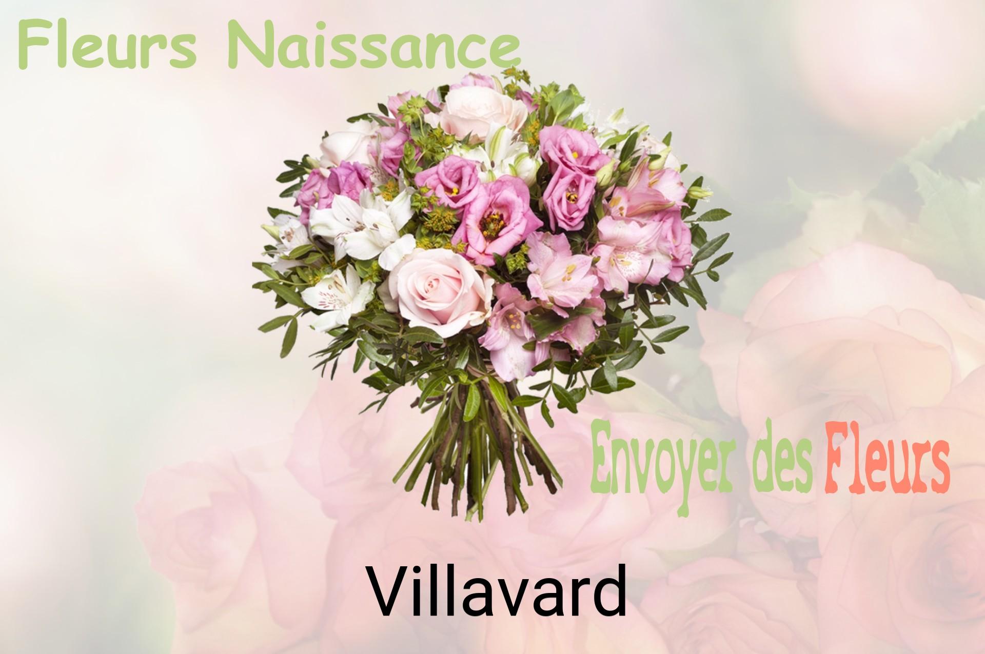 Bouquet de fleurs de naissance livré à Villavard